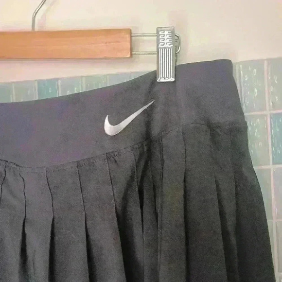 Nike Pleated Tennis Plus Size Skirt Black - Picture 4 of 9